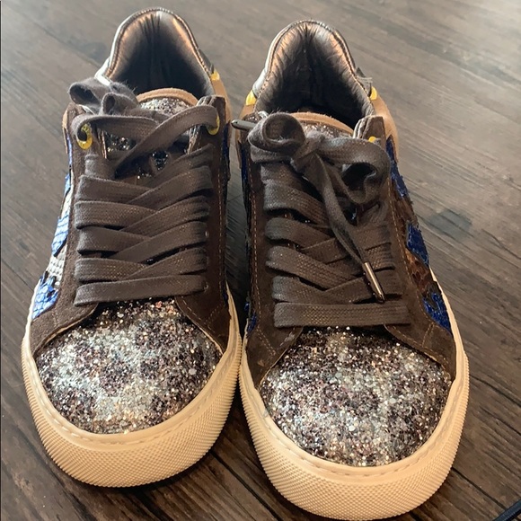 Zadig and Voltaire sparkly tennis shoes - Picture 2 of 3